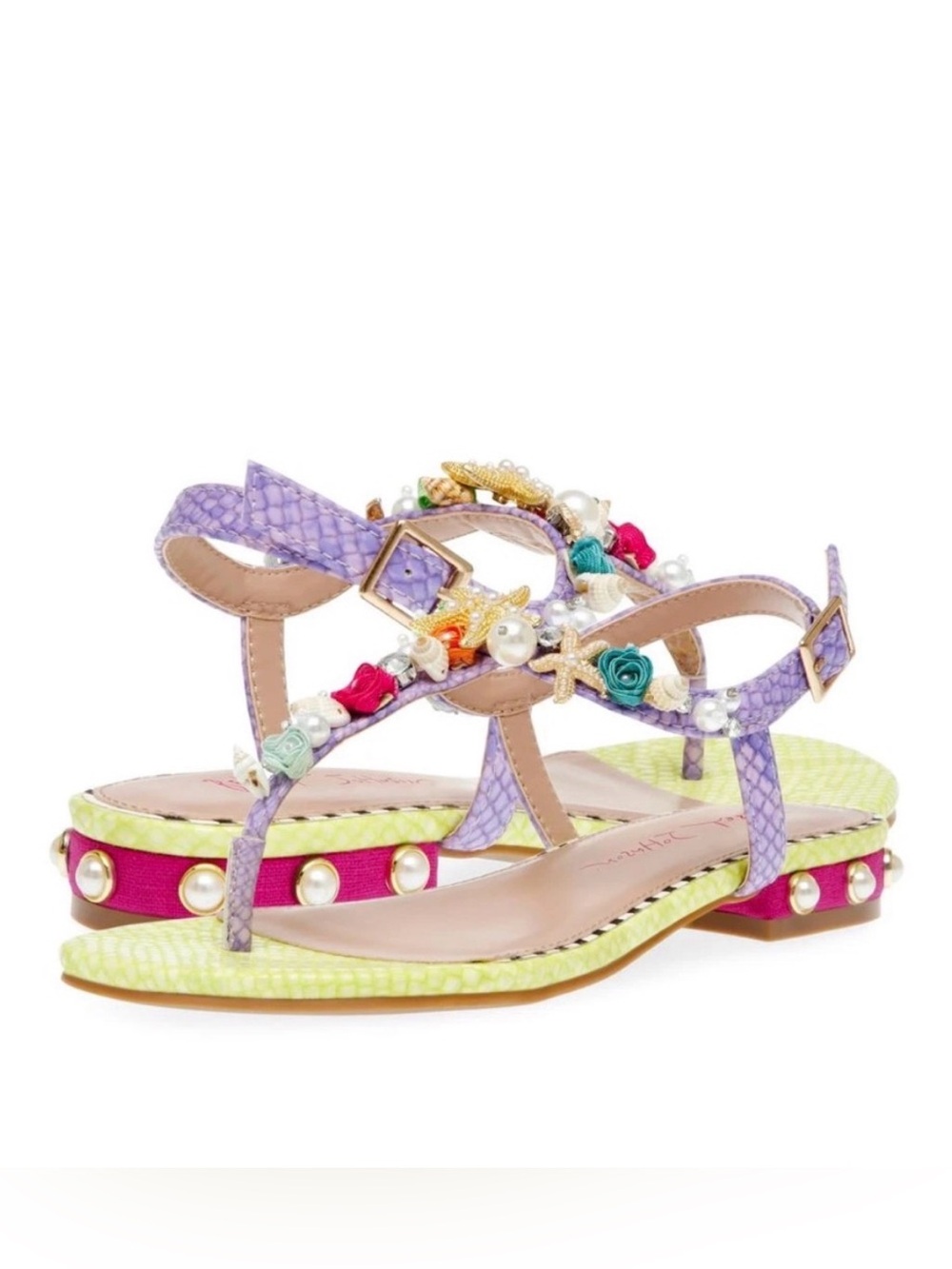 Betsey Johnson Seashell and Starfish Rhianna Sandal